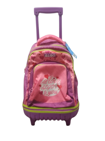 [241601] Cartable à roulettes Satin All Love Algo