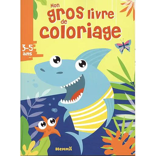 Mon gros livre de coloriage requin