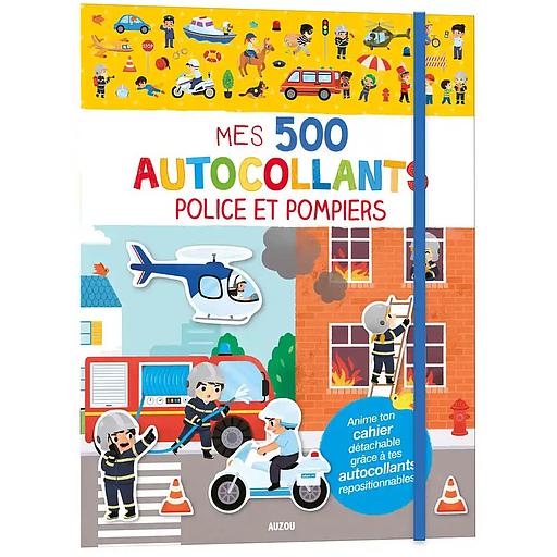 Mes 500 autocollants police et pompiers