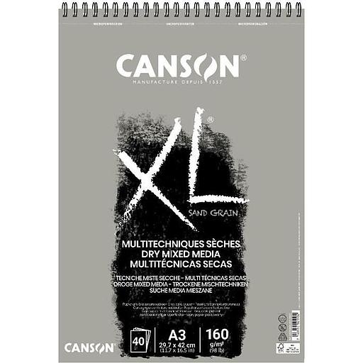 [10396] Bloc A3 - CANSON - XL Sand Grain - 40 Feuilles 160 Grs