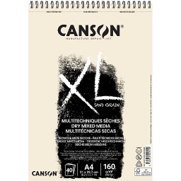 CANSON XL MULTITECHNIQUES SECHES 160G A4 40F