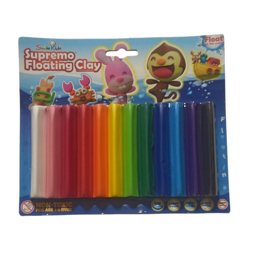 Pate à Modeler Smile Kids 12 Couleurs 160Grs