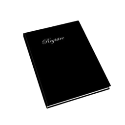 Registre Noir A4 4 Mains 5*5