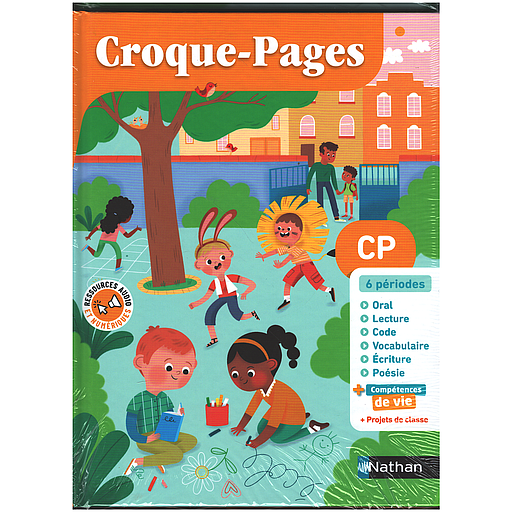 [NAT474861] PACK CROQUE - PAGES CP - MANUEL ÉLÈVE + CAHIERS D'EXERCICES  1&2 - 2025