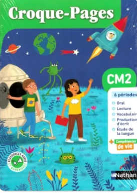 [NAT656929] PACK CROQUE - PAGES CM2 - MANUEL ÉLÈVE + CAHIER D'EXERCICES  + FICHIER D'ORAL (ÉDITION 2024)