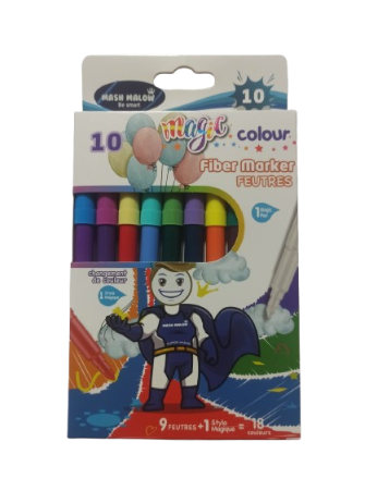 Boite de 10 Feutre de Coloriage Magic
