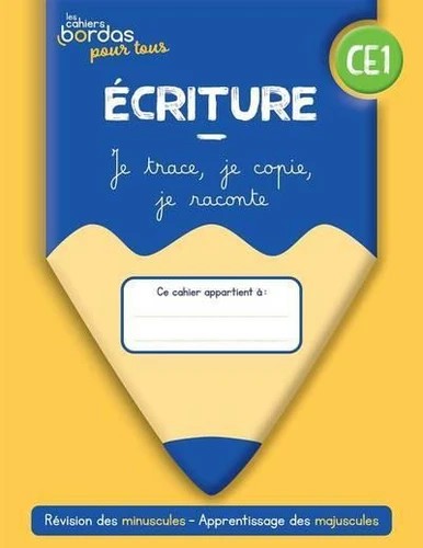 Ecriture CE1