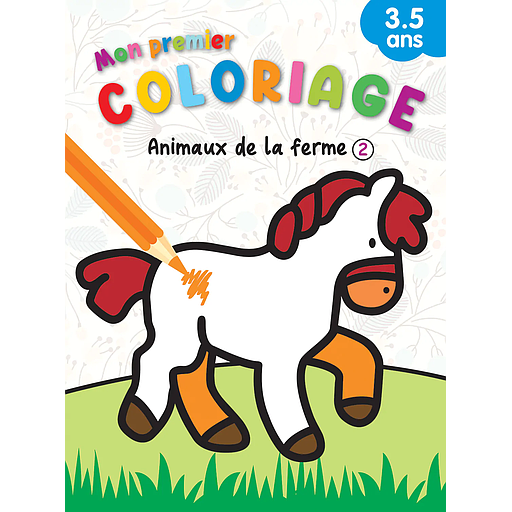 [9789954643334] MON PREMIER COLORIAGE 3/5 ans: Animaux de la ferme 2