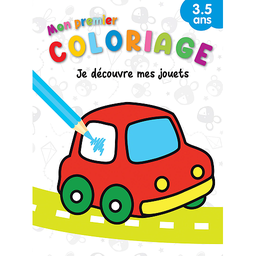 MON PREMIER COLORIAGE 3/5 ans: Je découvre mes jouets