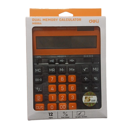 [M888A] Calculatrice de Bureau Deli