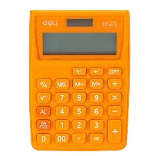 [1122] Calculatrice Poche Orange