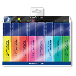 Set de 6+2 Surligneur Textliner