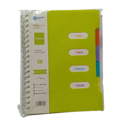 Note Book Spiral B5 4 Sujets