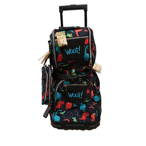 Cartable scolaire à roulette WOOT! 3 Pièces