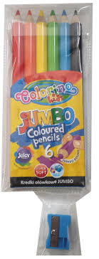 Crayon de Coloriage x6 Colorino Jumbo