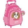 [587294] Carteble à Roulette 2 compartiments Dog With Pink