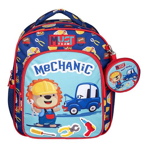 [587437] Sac à dos maternelle Must Team, modèle Mechanic, avec 2 compartiments