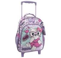 [587609] Carteble à Roulette 2 compartiments Meow With Glasses