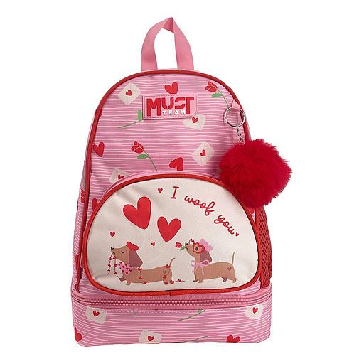 [587428] Sac à dos maternelle Must Team Lovely Dog with Lunch Bag Insulated