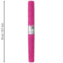 Papier Crépon 50*250 40G Magenta