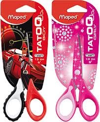 Ciseaux Maped Tatoo 13cm en Blister