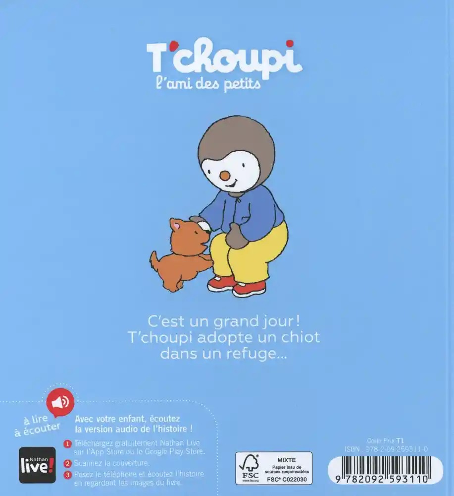 T'choupi adopte un chiot