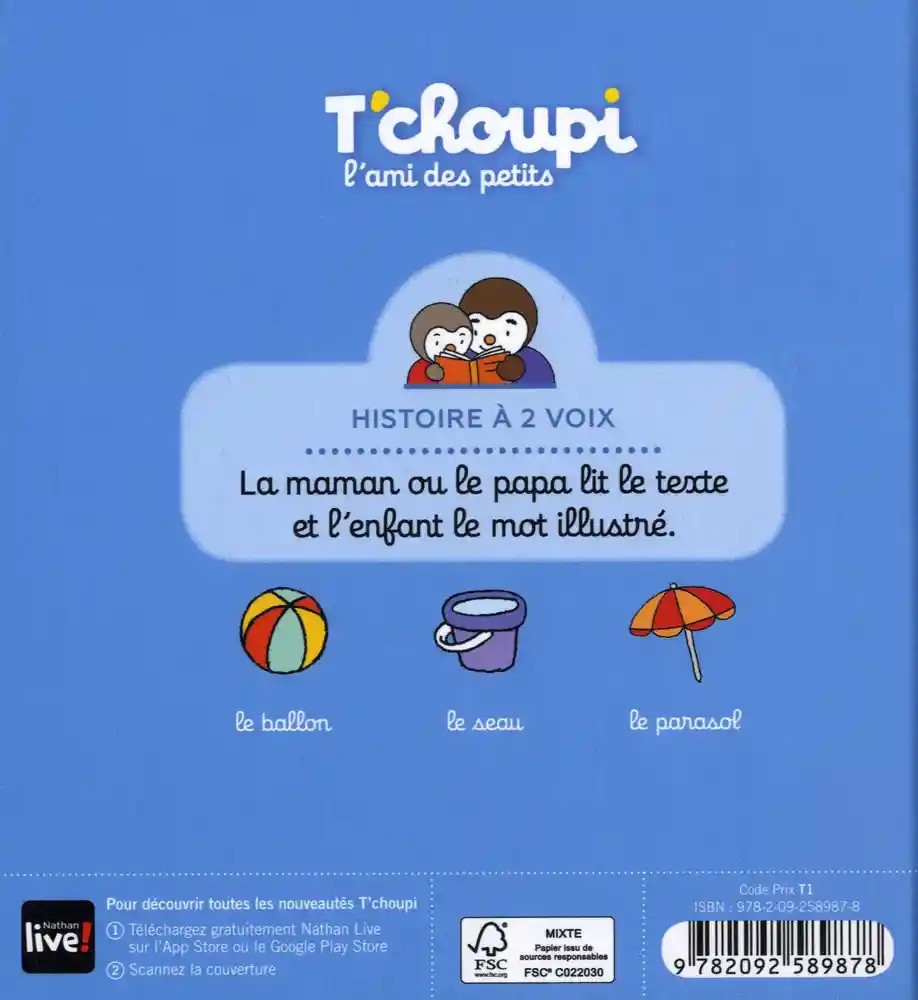 T'choupi à la plage