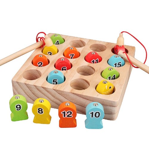 Digital fishing - Wooden toys