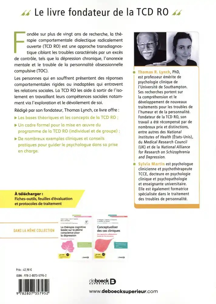 La thérapie comportementale dialectique radicalement ouverte