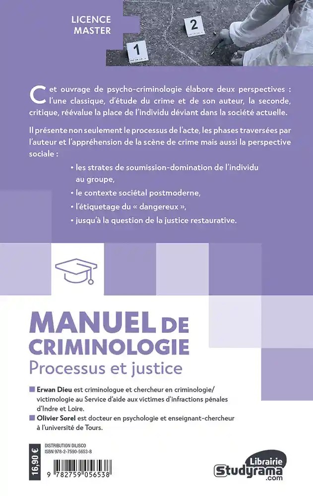 Manuel de criminologie