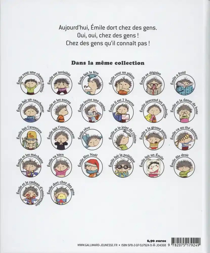 Emile dort chez des gens