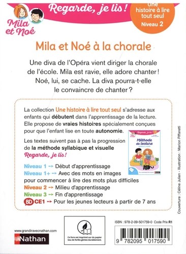 Mila et Noé à la chorale