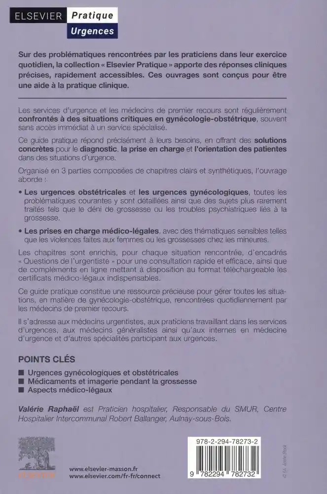 Gynécologie et obstétrique en médecine d'urgence