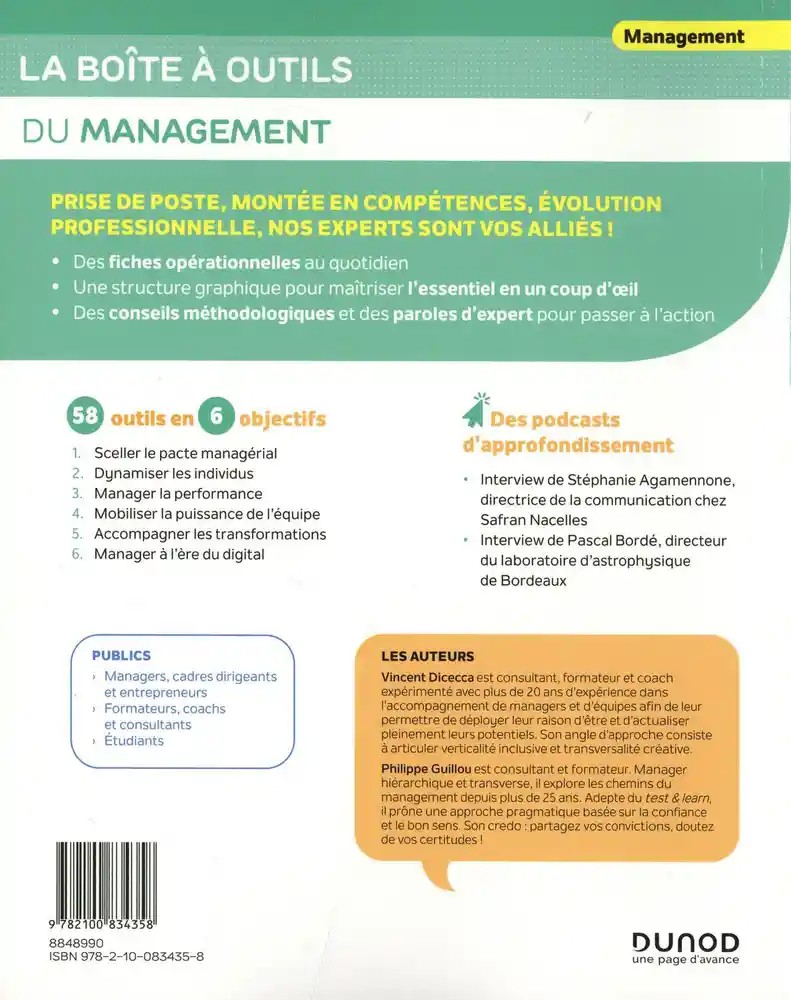 La boîte à outils du management