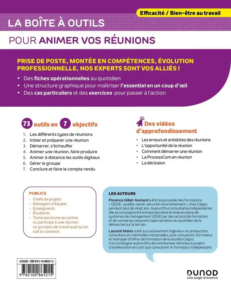 La boîte à outils pour animer vos réunions