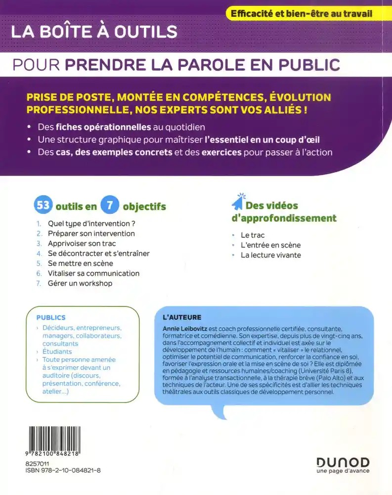 La boîte à outils pour prendre la parole en public
