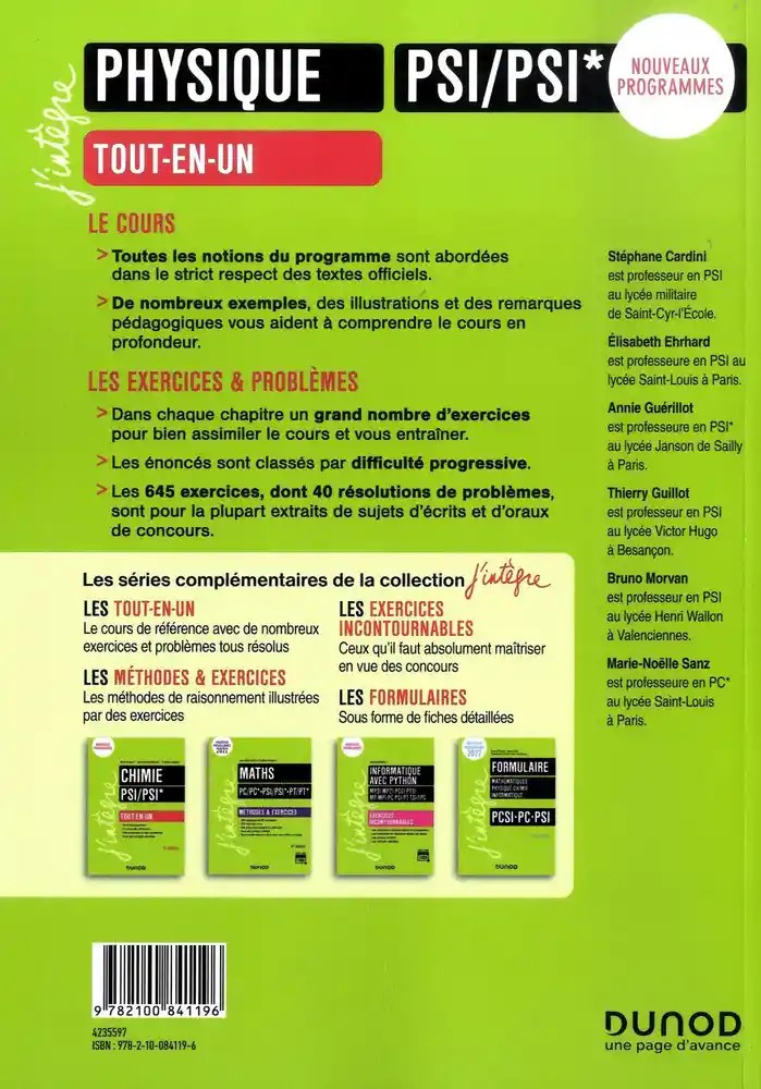 Physique Tout-en-un PSI/PSI*