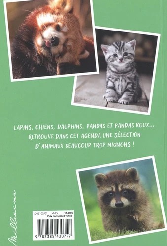 Agenda Animaux trop mignons
