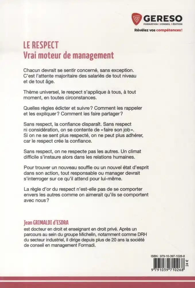Le respect : vrai moteur de management