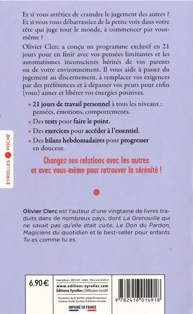 J'arrête de (me) juger !