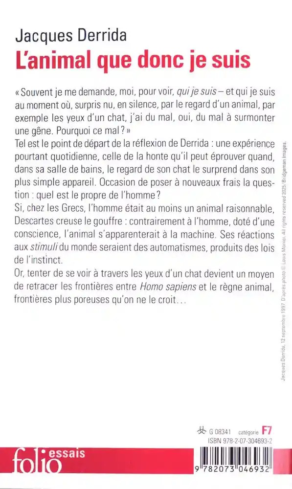 L'animal que donc je suis