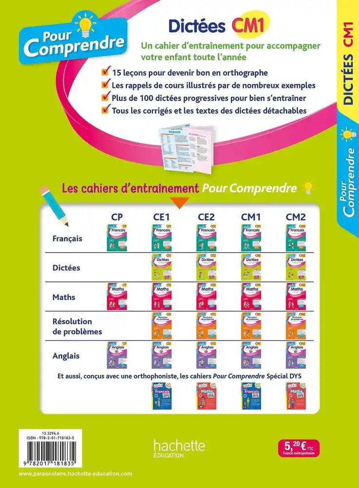 Pour Comprendre Dictées CM1