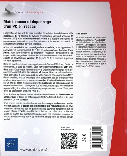 Maintenance et dépannage d'un PC en réseau