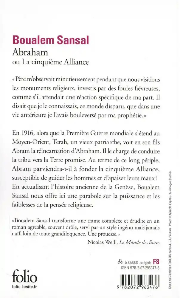 Abraham ou La cinquième alliance