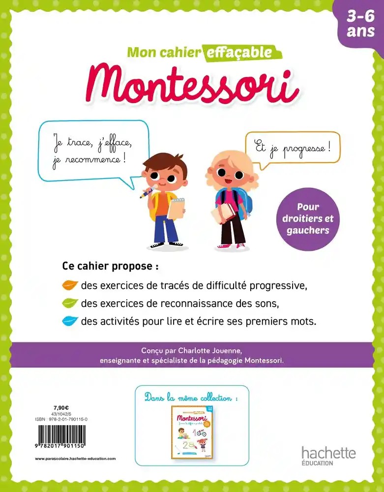 Je trace les lettres, j'apprends leurs sons Montessori
