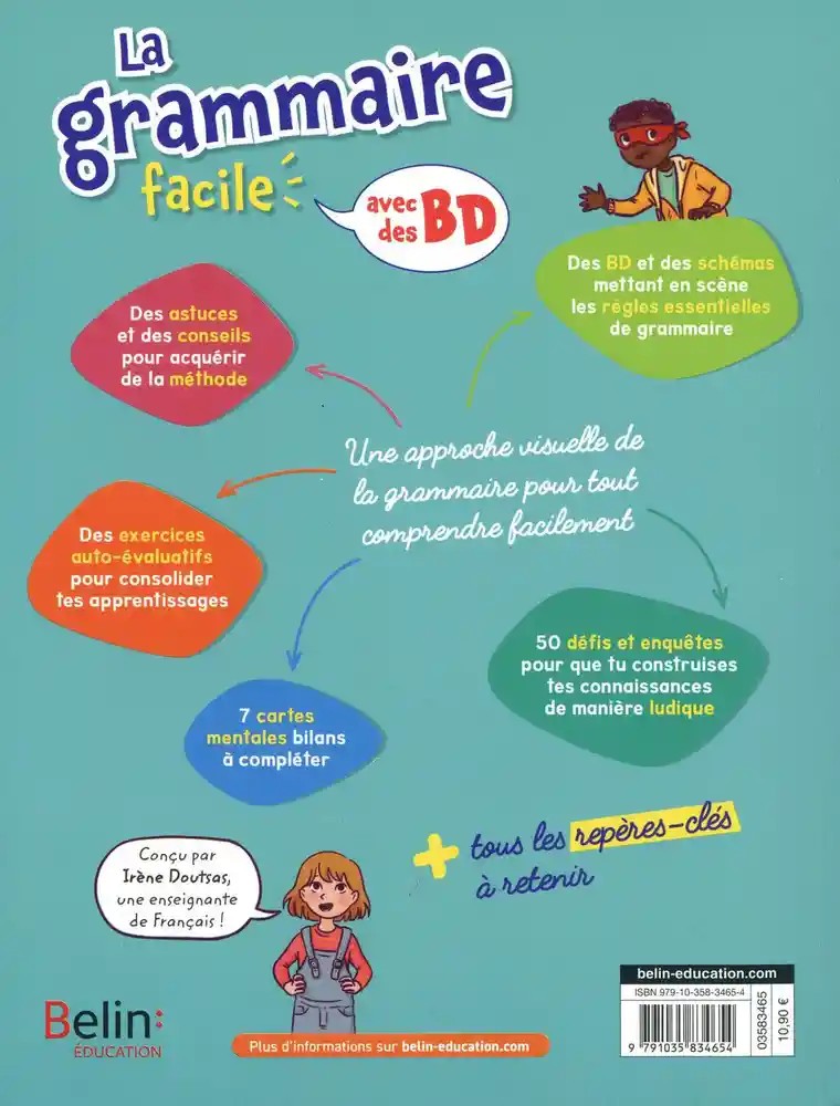 La grammaire facile, avec des BD