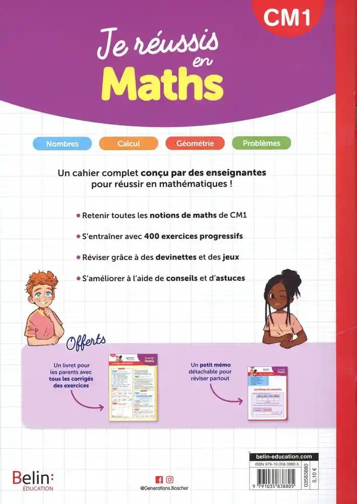 Je réussis en maths CM1