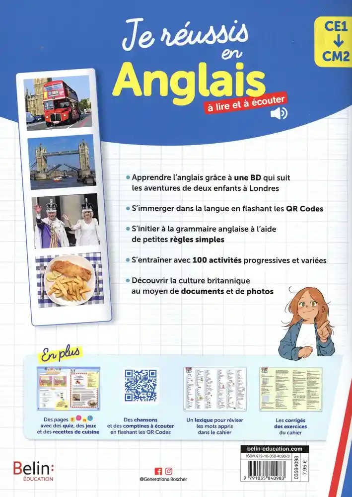 Je réussis en anglais CE1-CM2