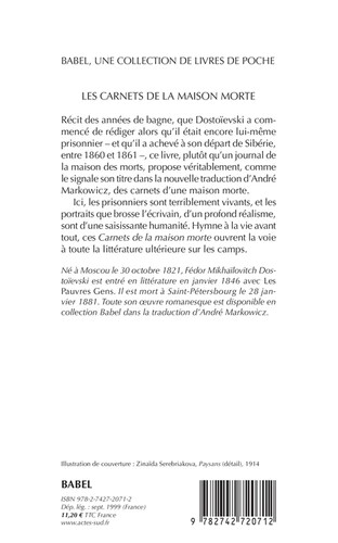 Les Carnets De La Maison Morte