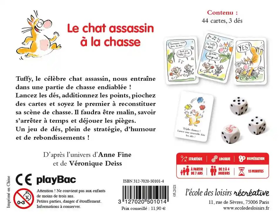 Le chat assassin à la chasse
